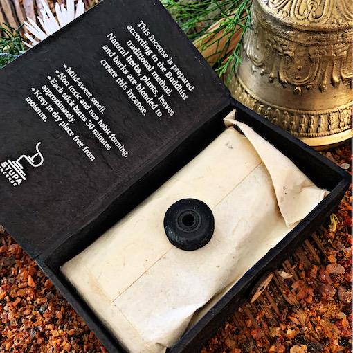 Myrrh Incense- Lokta Paper Box 